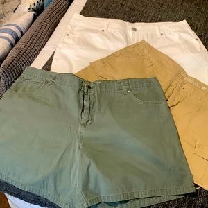 Bundle of 3 Faded Glory shorts NWOT